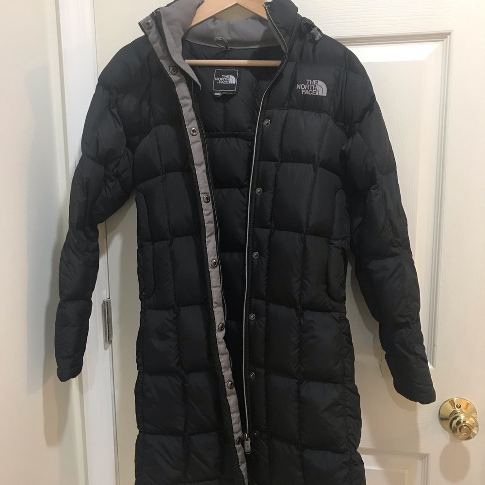 North Face Long Puffer Jacket Coat Parka